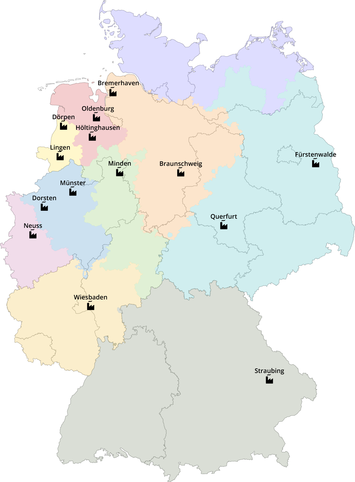 Gebietsübersichtskarte 2017